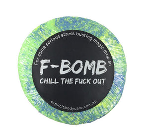 F-Bomb - Bath Bomb - Blue Green