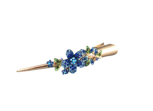 Copy of Concord Hair Clip - Blue Flower