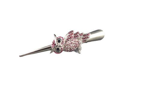 Concord Hair Clip - Pink Owl