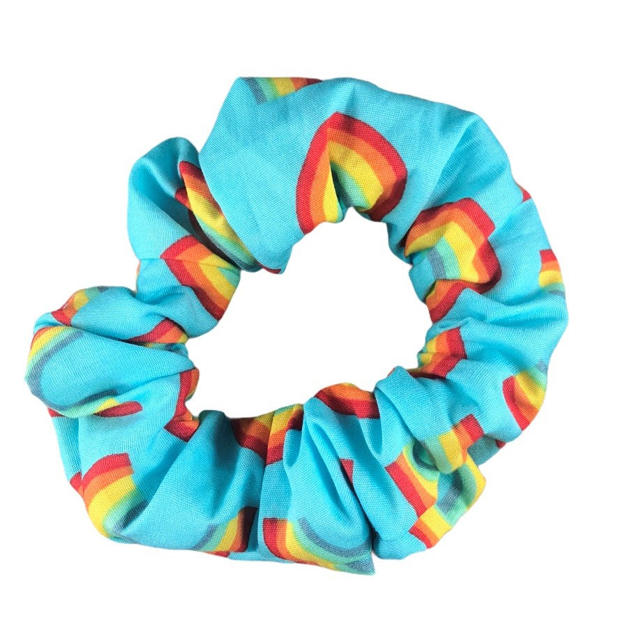 Hair Scrunchie - Rainbow