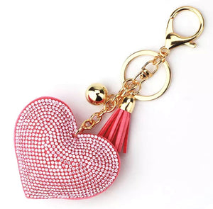 Key Chain - Glitter Heart